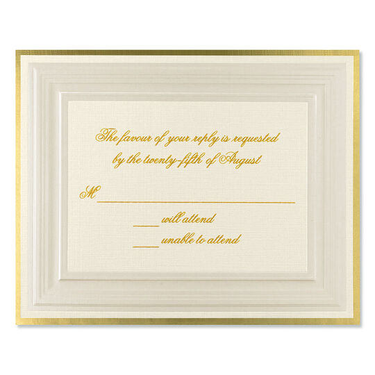 Lavish Elegance Response Cards